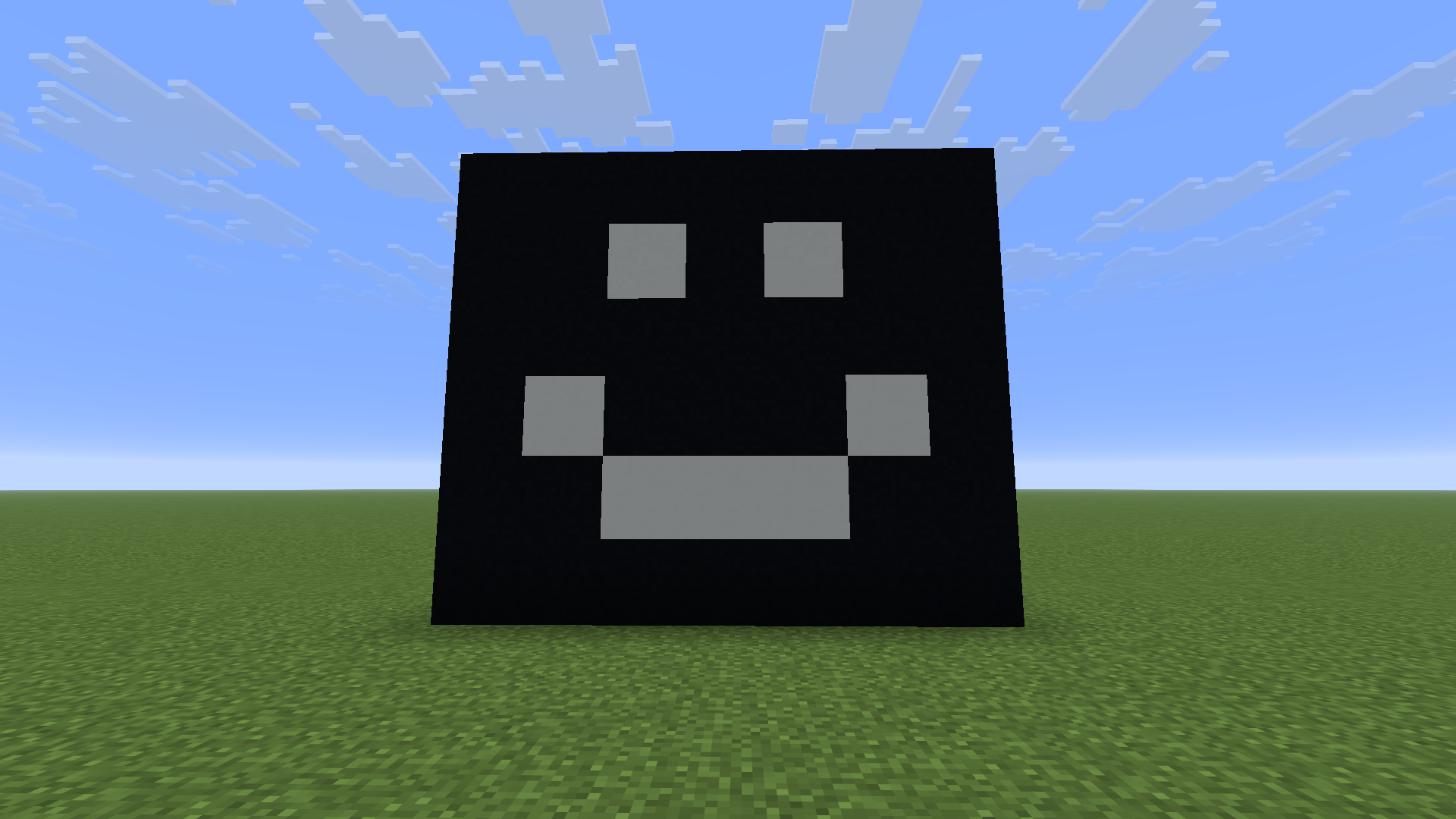 Smiley face using Vanilla Textures